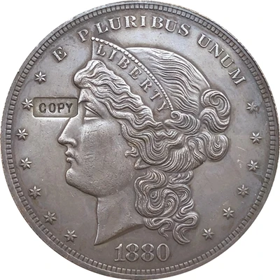 

1880 United States $1 Dollar coins COPY Type 1
