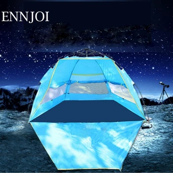 

Waterproof Anti-UV Sun Shelter Beach Tent Quick Automatic Opening Picnic Camping Sun Shelter Portable Type Camping Tent