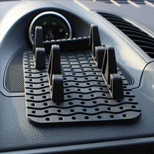 Авто Временная Автостоянка карточка анти-скольжения автомобиль для панелей, на липкой основе коврик нескользящий коврик держатель для телефона, с gps-системой