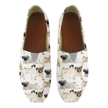 Bulldogs/женские слипоны на плоской подошве с принтом животных; Женская рабочая обувь для медсестры; повседневная обувь для девочек; Plataforma Plana; сверхлегкие лоферы