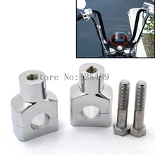 2x ЧПУ 1 «мотоцикл 25 мм Руль Стояков Для Harley Honda Suzuki Kawasaki Vulcan 900 Yamaha V-Star 650/1100 Road Star 1600/1700