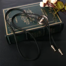 Mantieqingway мужские костюмы ковбойский стиль металлический Галстук боло сплав рубашка Пуаро шеи галстук ожерелье Chian мужской Боло галстук-бабочка веревка