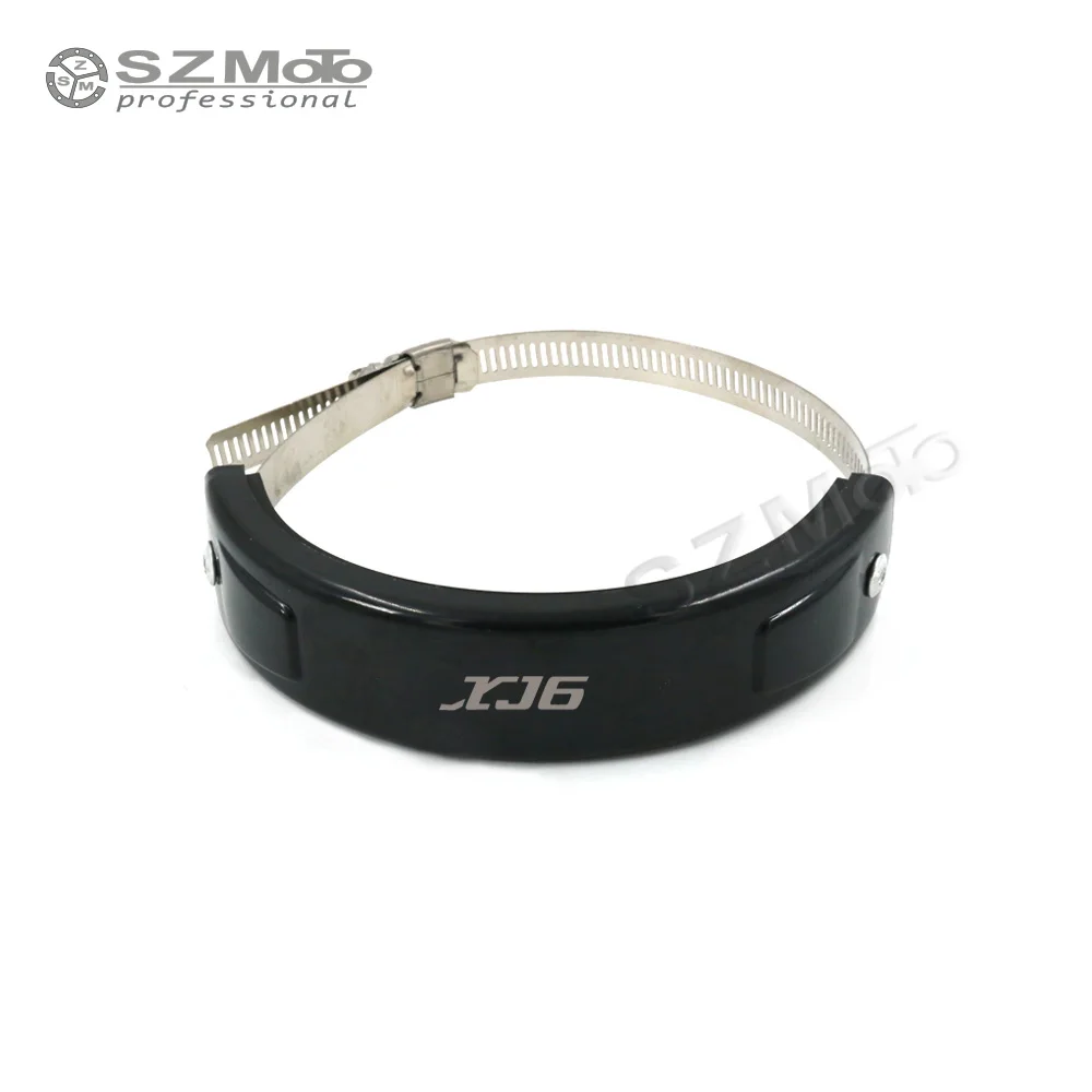 

For YAMAHA XJ6 Silencer Round Oval Exhaust Protector Can Cover Motorcycle SCOPE 100MM-140MM silicone Protect 2017 2016 20152018