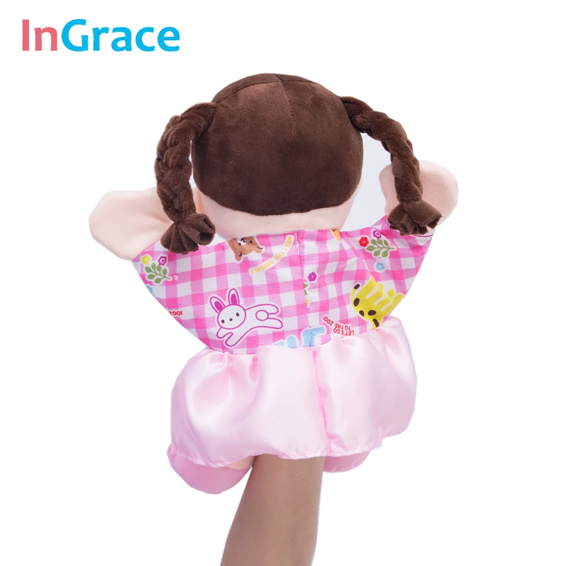 InGrace/Детская марионетка, Реалистичная, для раннего обучения, ручная кукла для мальчика и девочки, первый подарок, высокое качество, плюшевые куклы для детей