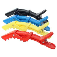 6 шт./компл. заколки для волос КРОК ручка профессиональная салонная укладка разделительная заколка режущие зажимы Инструменты для укладки волос аксессуары