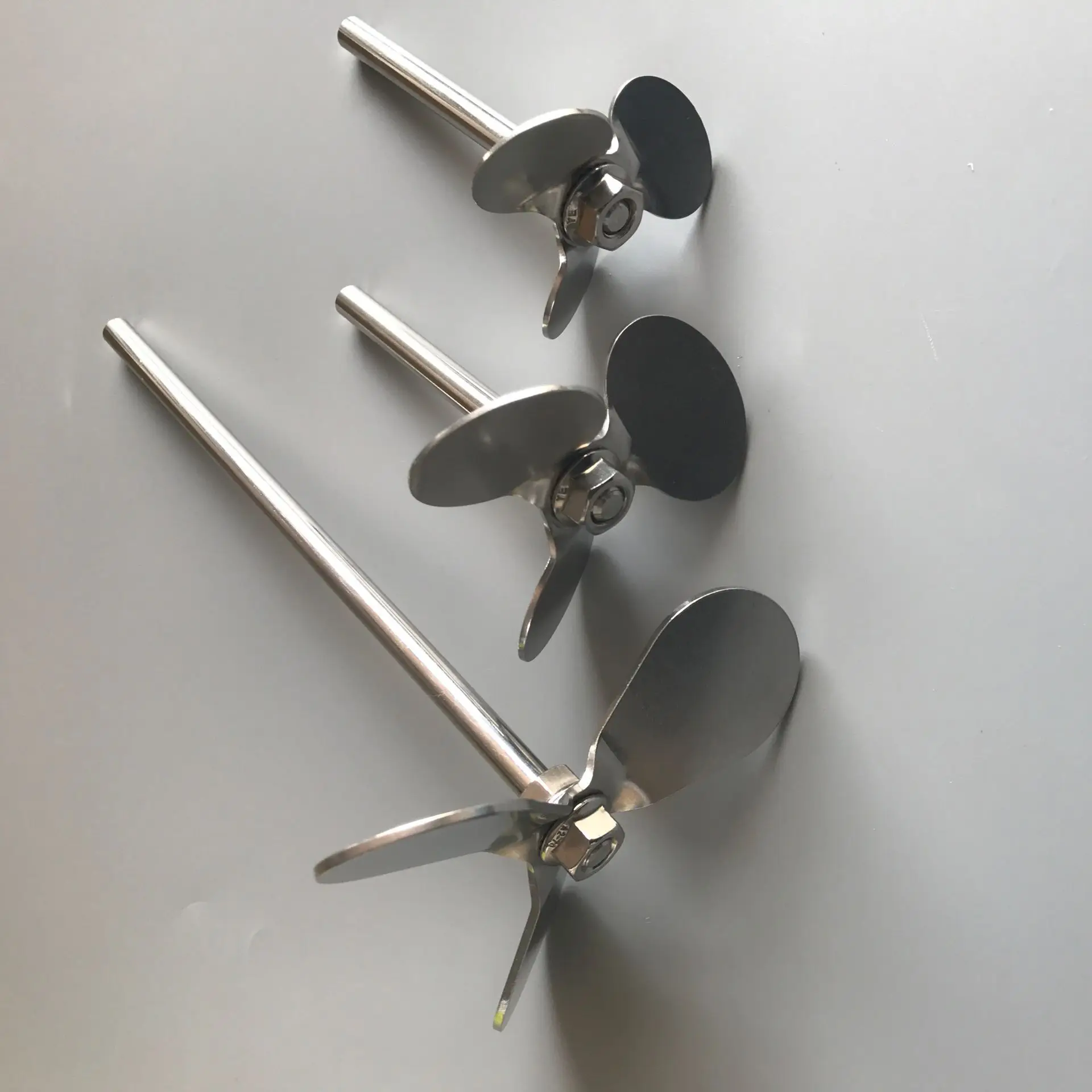  1pcs lab stainless steel DIA40mm to 120mm three blade propeller three-leaf paddle for lab stirrer m