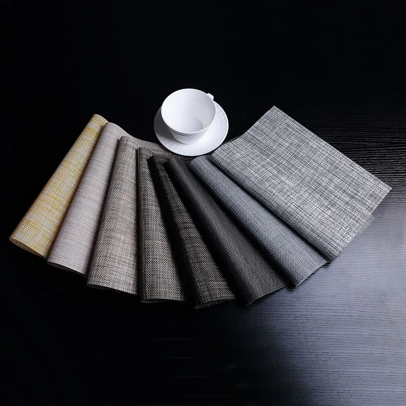 

45*30CM Table Mat PVC Non-Slip Plate Cup Pads Heat Insulation Placemate For Kitchen