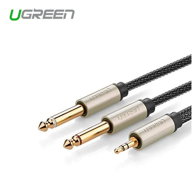 Best Price Ugreen Gold Plated 3.5mm 1/8" TRS to 6.35mm 1/4" TS Mono Y-Cable Splitter Cord for iPhone, iPod, Computer Sound Cards, CD Player Best Price Ugreen Gold Plated 3.5mm 1/8" TRS to 6.35mm 1/4" TS Mono Y-Cable Splitter Cord for iPhone, iPod, Computer Sound Cards, CD Player