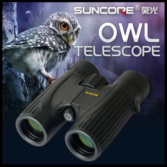 Cheap SUNCORE 8x32 Telescope Binoculars Binoculo Profissional Hunting Monocular Zoom Hd Telescope Non-infrared Night Vision Military