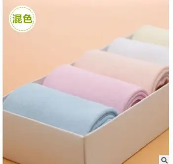 

H801 autumn and winter warm female socks without bone suture cotton cotton socks women thick section in the tube socks five pair