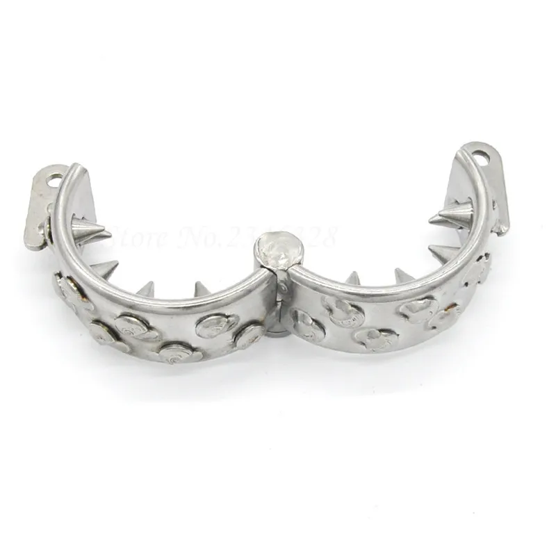 Stainless Steel 2 Rows Teeth Penis Rings,Cock Ring Pendant Scrotum Testicle Bondage,Male Chastity Device,Adult Games For Men