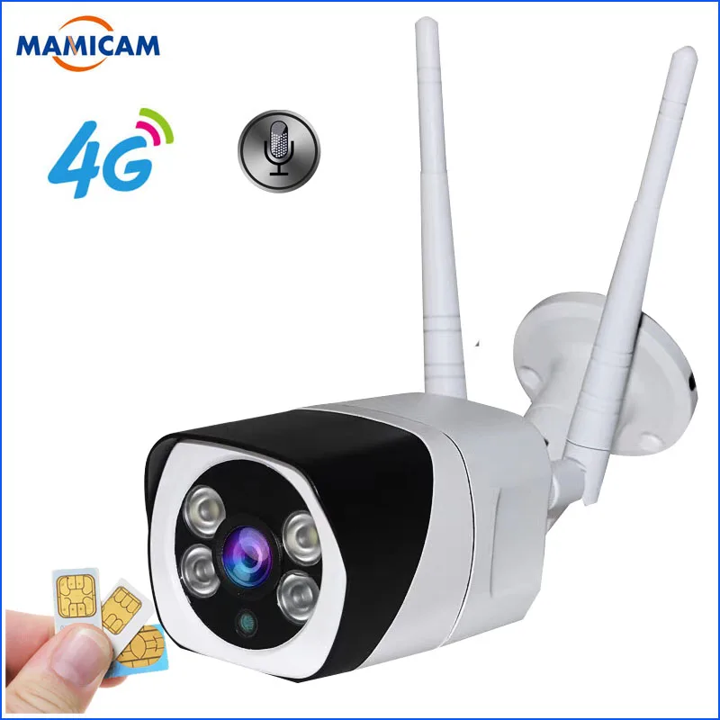 Открытый 3g 4G sim-карта камера Full HD 1080P беспроводной Wifi ip-камера Водонепроницаемая CCTV ИК ночного видения P2P двухстороннее аудио облако