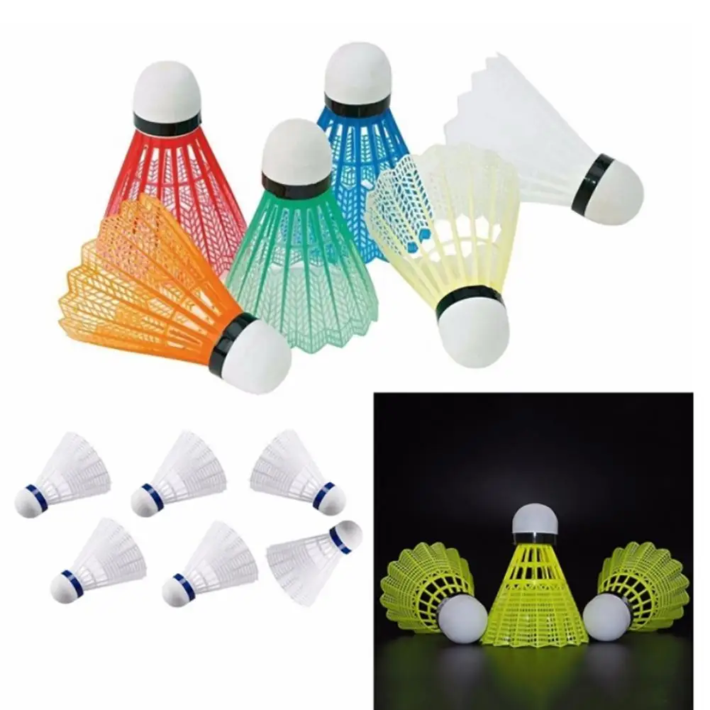 12 piezas por juego colorido espuma bola bádminton bola de plástico