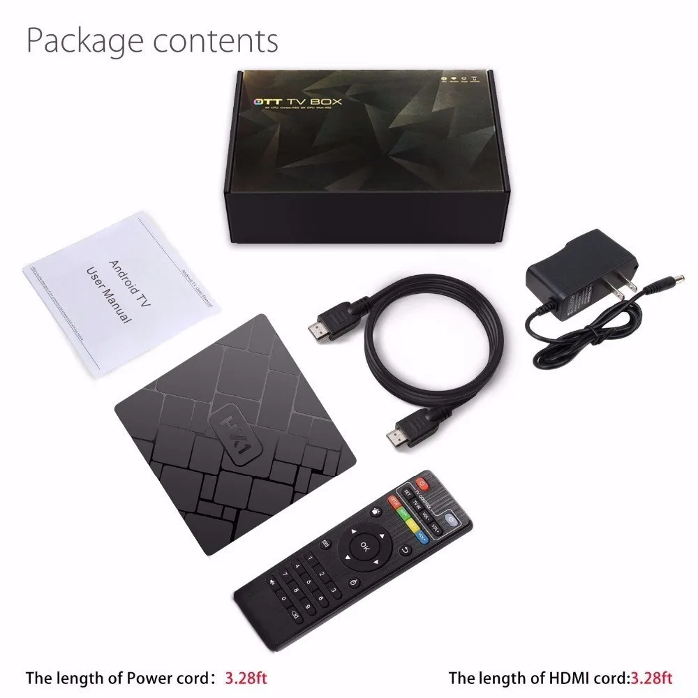5 шт. HK1 Android 7,1 S905W четырехъядерный 2G+ 16G Smart tv 4K 3D 2,4G WiFi приставка медиаплеер приемник