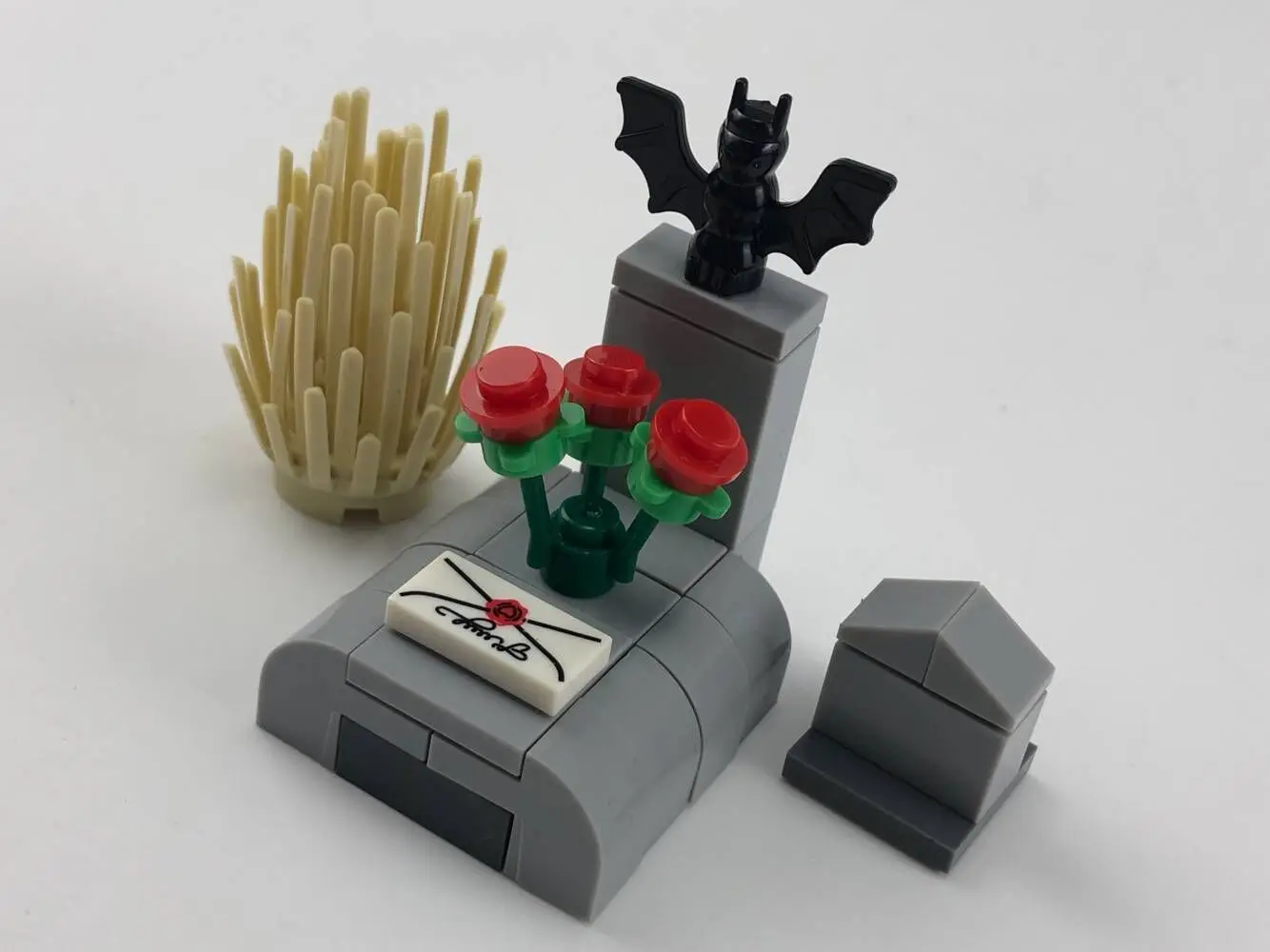 Блокировка конструктора MOC Хэллоуин гравировка скелет Наборы для творчества