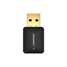 Беспроводной Wi Fi адаптер высокоскоростная сетевая карта 2,4G+ 5GHz Двухдиапазонная AC Wifi антенна USB Wi-Fi 802.11ac/b/g/n Comfast CF-915AC