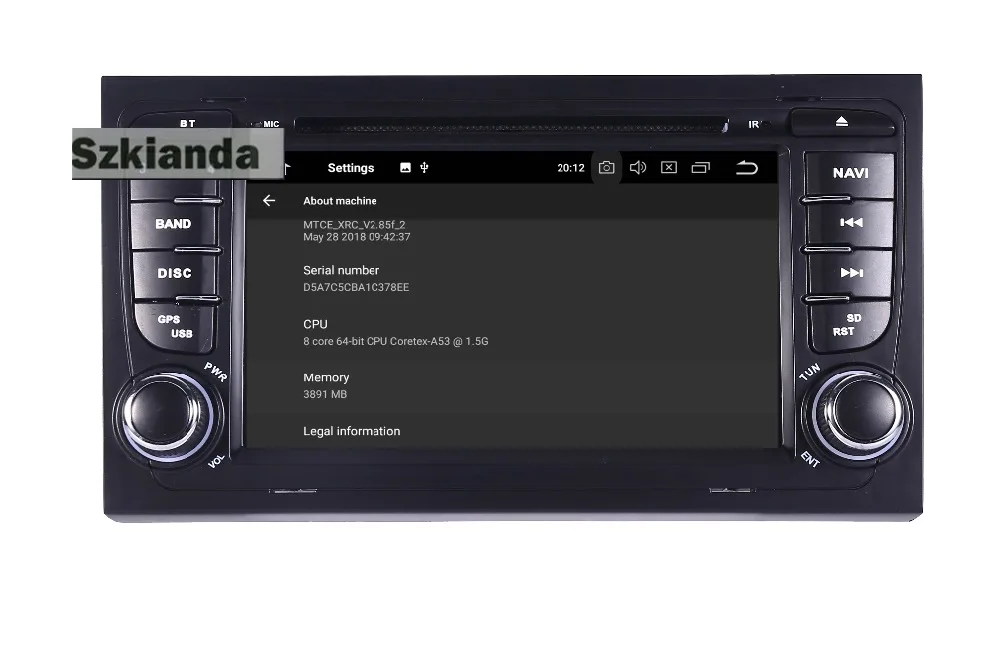 Excellent 4GB RAM 64GB ROM 8Core Android 9.0 CAR GPS For Audi A4 B6 B7 S4 B7 B6 RS4 B7 SEAT Exeo dvd player radio dvd Wifi Car Multimedia 7