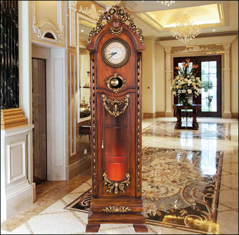 King Grandfather Clock living room floor clock living room European