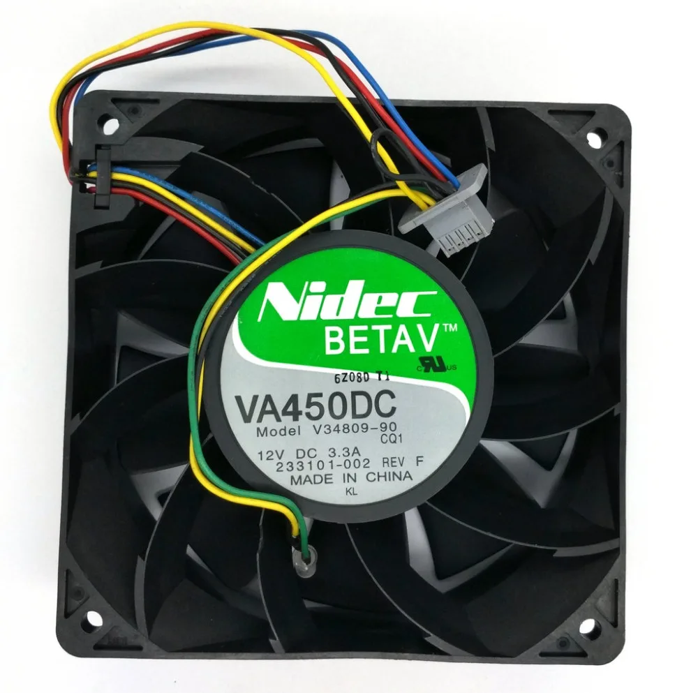 Оригинальный вентилятор охлаждения сервера Nidec VA450DC V34809 90 12 см в 3 А|cooling fan|nidec