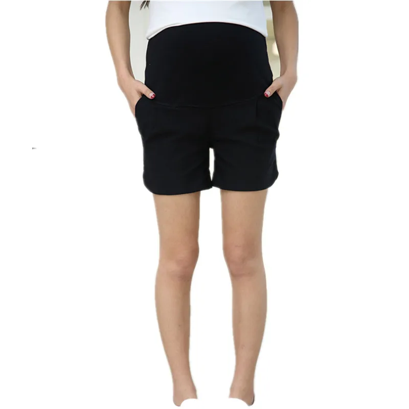 Летние хлопковые короткие штаны для беременных женщин; одежда больших размеров; Одежда для беременных; шорты для живота; обтягивающие хлопковые брюки; 4XL