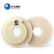 Z-LION 5″ Snail Backing Plate Pad 1 Piece Hook & Loop Backer Plate for Diamond Polishing Abrasive Disc Pad 125mm Self Gripping