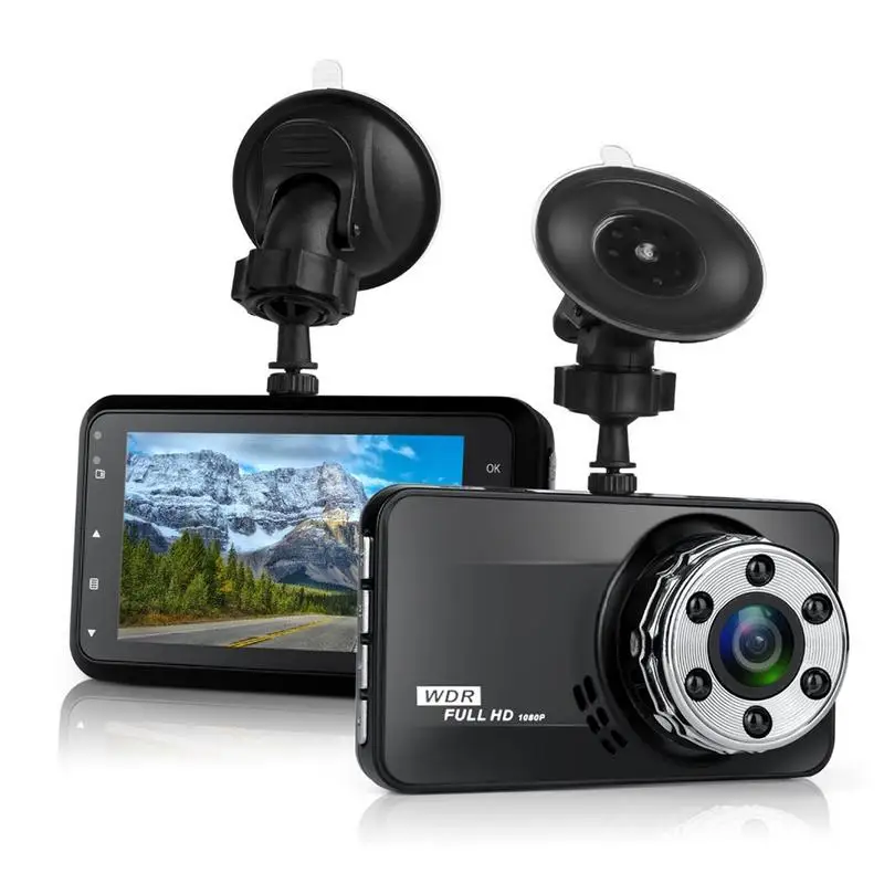 

HD 1080P 170 Portable All Day Monitoring Car DVR Blackbox Car Camera 3.5 Inches Vehicle Car Drive Video Recorders Night Vision