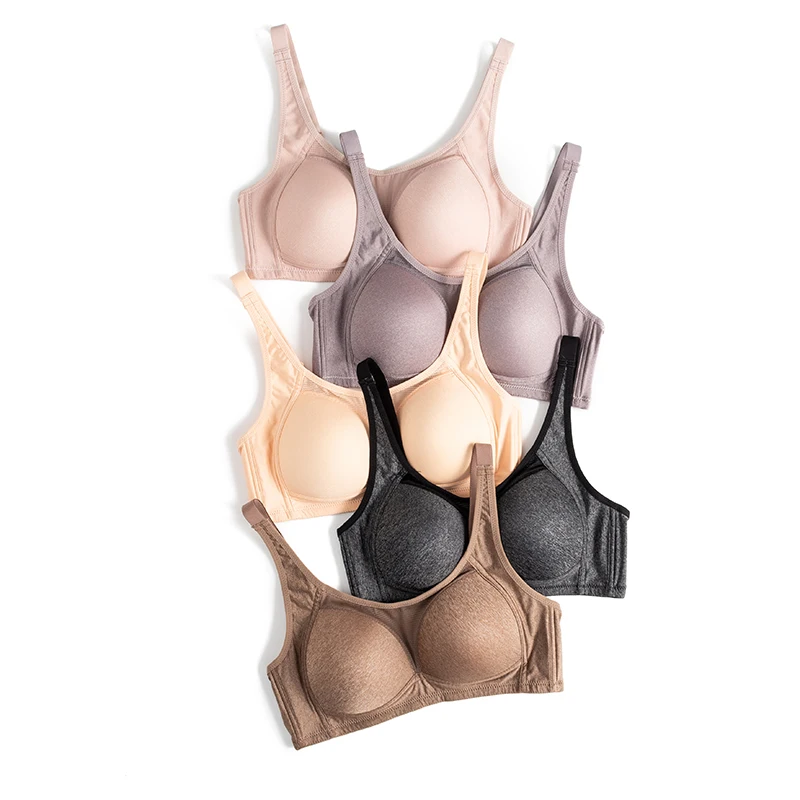 

New hot lingerie breathable comfortable underwear large size no steel ring bra thin cup sports underwear