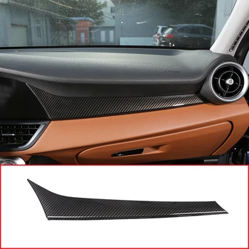 

Carbon Fiber For Alfa Romeo Giulia 2017 2018 2019 2020 ABS Plastic Co-Pilot Decoration Cover Panel Trim For Left Hand driver