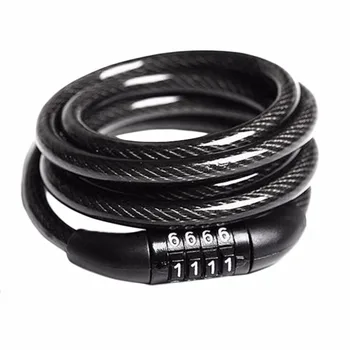 

4 Digit Combination Password Bike Bicycle Lock Steel Wire Security Cable