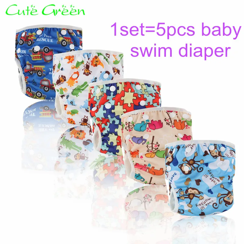 baby summer swim diaper baby nappies;waterproof PUL cloth diapers pool
