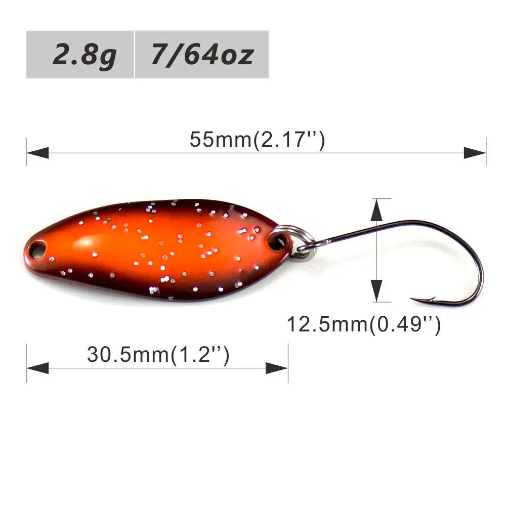 Блесна рыболовная 30 5x12 5 мм 2 8 г 7/64 унции|casting spoon|fishing baitlure fishing |