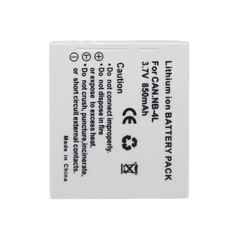 

NB4L NB-4L 850mAh Camera Battery for Canon IXUS 115 130 XY Digital 400F 55 PowerShot ELPH 100 TX1 SD400 SD940 PM056