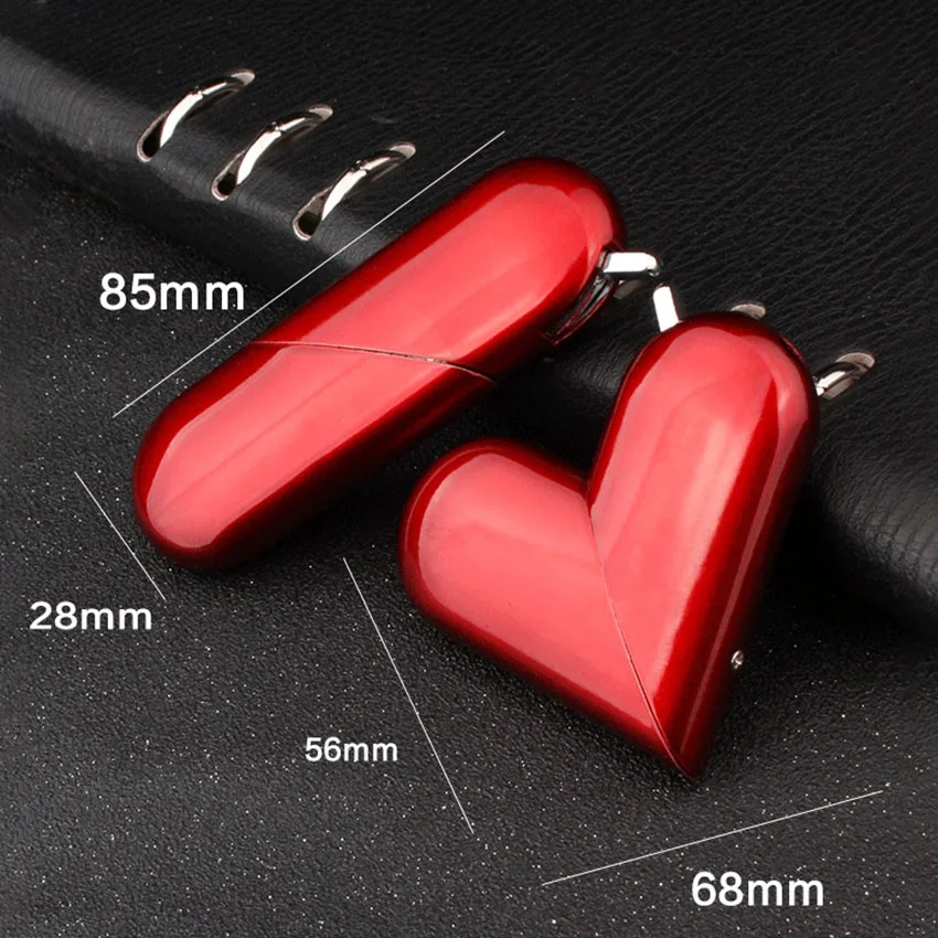 

NEW Windproof Inflatable Gas Flame Lighter Foldable Deformation Heart Shape Cigarette Ignition Lighter Torch Light Smoker Gifts