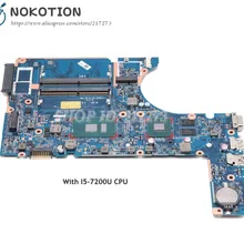 NOKOTION для hp 450 G4 470 G4 Материнская плата ноутбука i5-7200U Процессор DA0X83MB6H0 805696-001 805696-002 907714-601 907714-001 аккумулятор большой емкости