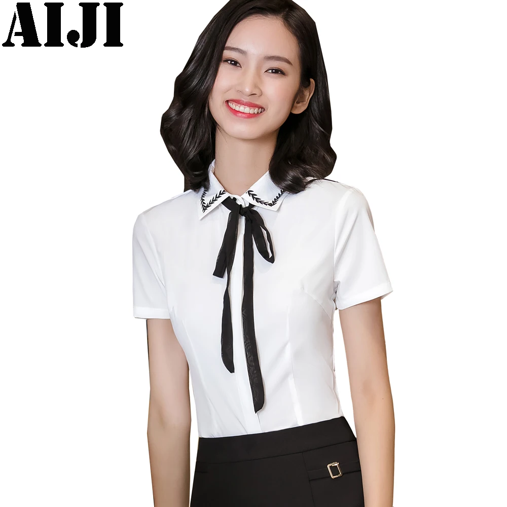 womens bow tie blouse