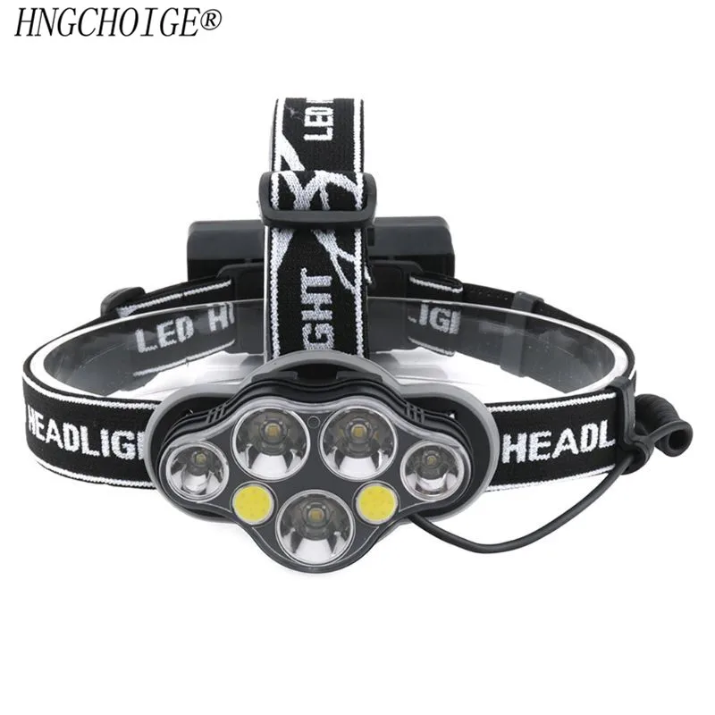 

7-LED Super Bright Headlamp Adjustable Waterproof Head Torch Outdoor Camping Flashlight