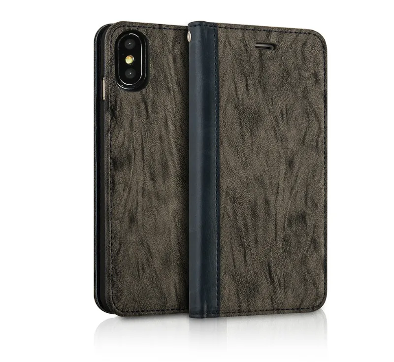For iPhone XS Case Shockproof 2019 New Flip Leather Case For Iphone 8 8plus 7 7plus Luxury 360 Full Body Cases For Iphon X XS (26)