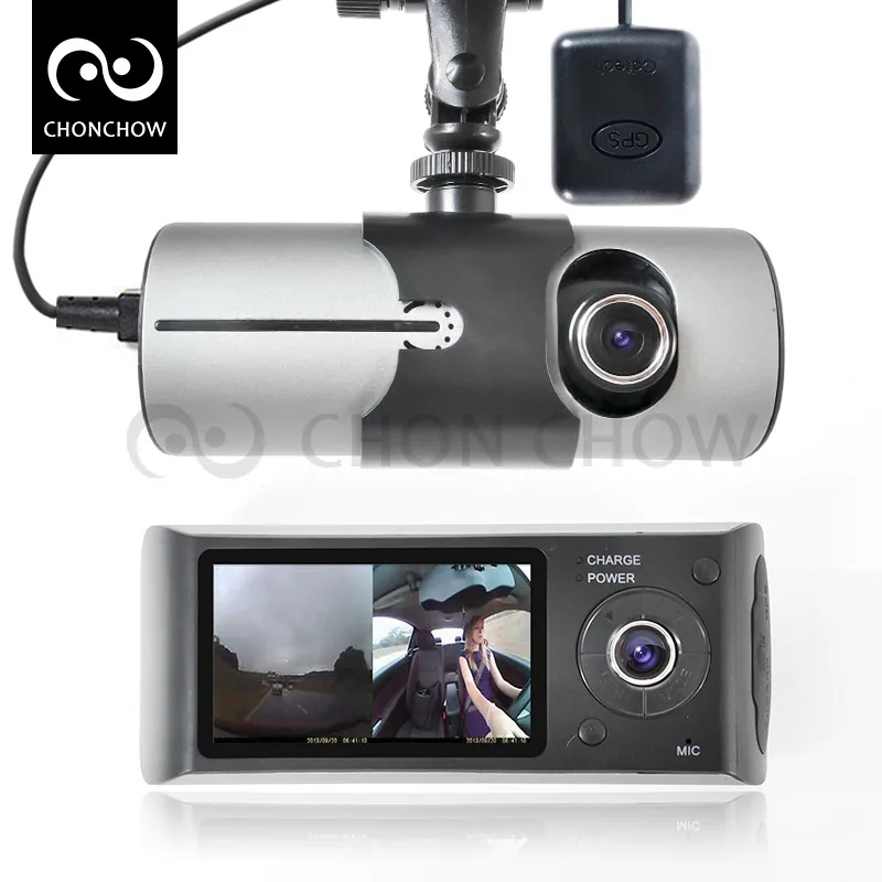 Doal Camera Car DVR Dashcam X3000 R300 with 2.7 GPS Car DVRs Vehicle Camera Video Recorder Dash Cam Dashboard Portable Recorder