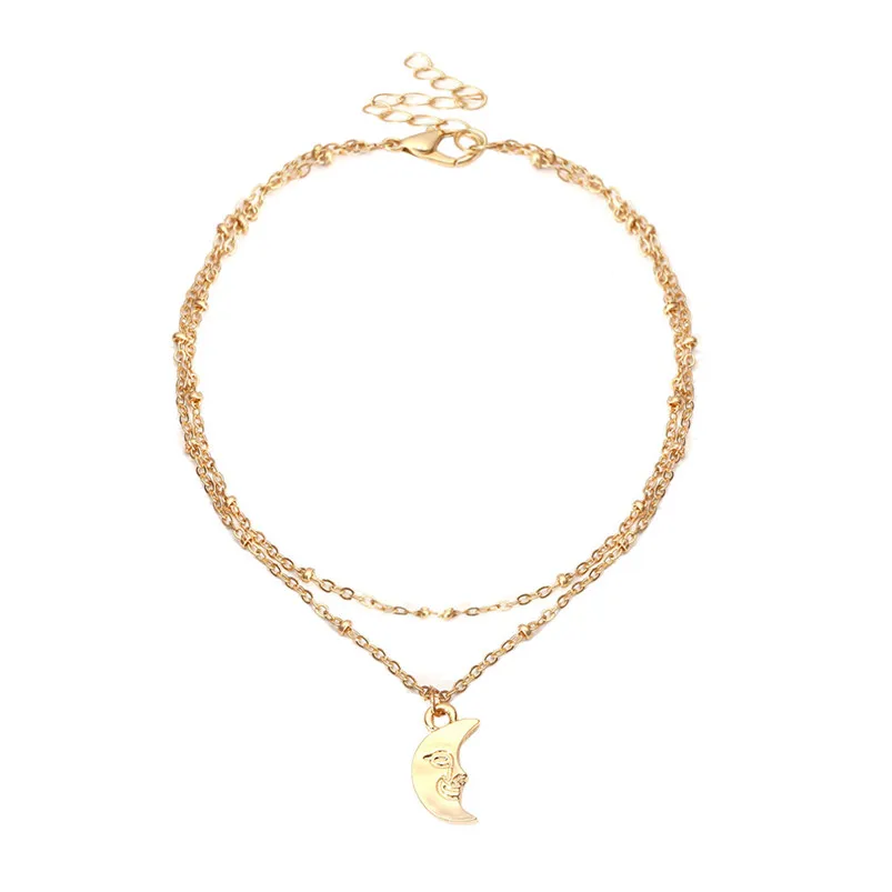 Gold Silver Ankle Bracelet Women Anklet Adjustable Chain Foot Beach chaine cheville femme bracelet cheville argent F01 (4)