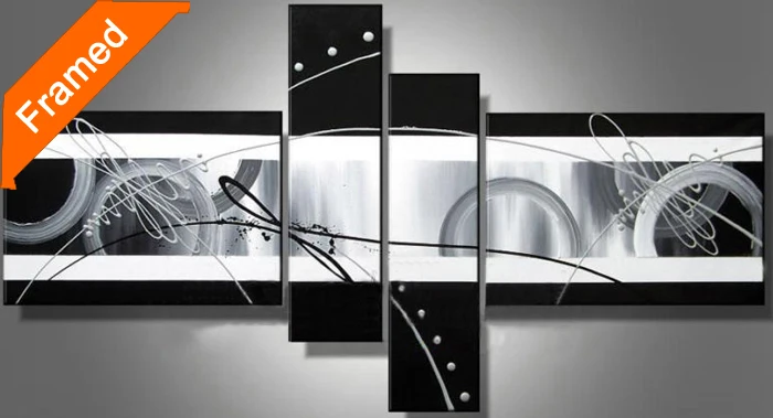 

Simple black abstract paintings hand painted canvas art for bedroom wall decoration high quality reproduction oil paint
