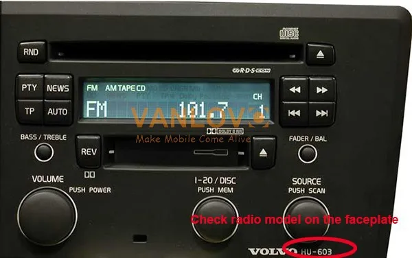 YATOUR цифровой музыкальный преобразователь AUX SD USB MP3 интерфейс для VOLVO HU-series радио