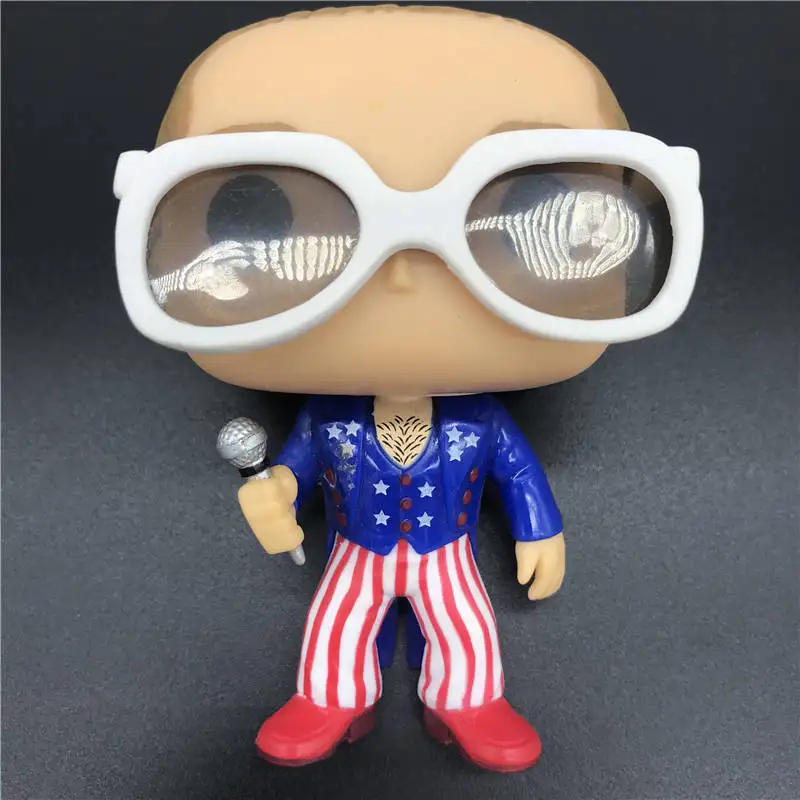 Aosst pops rocks ELTON JOHN красный белый и синий фигурка Виниловая Коллекционная модель