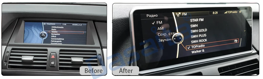 Top 10.25 inch Android 9.0 Car GPS Navigation Radio For BMW X5 E70 X6 E71 2007 2008 2009 2010 2011 2012 2013 2014 with CCC CIC 32GB 7