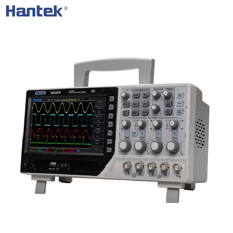 Hantek DSO4254B 64K цифровой осциллограф 4CH EXT+ DVM+ Функция автоматического диапазона 1GS/s генератор для хранения sd-карт