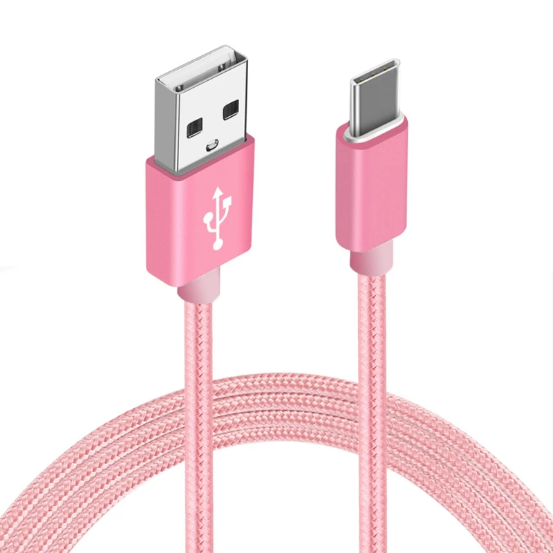 

2.1A Fast Charge Type C Micro USB Cable For Samsung Xiaomi Nylon TypeC USB C Data Cable Charging Cord 1m/2m/0.3m Android