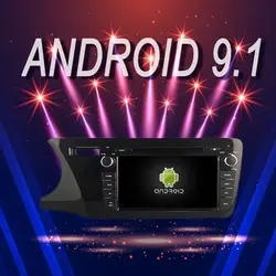 Автомобильный мультимедийный плеер Android 9,1 Автомобильный gps Bluetooth стерео Подходит для HONDA CITY 2014 LHD рекордер DVD головное устройство