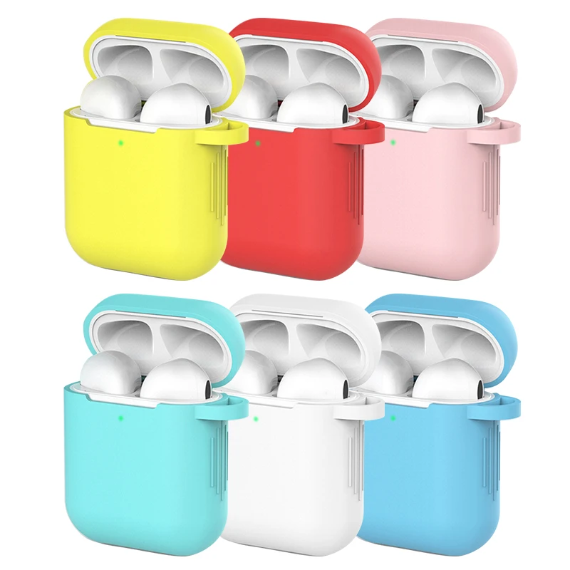 Ультратонкий чехол для Air Pods, мягкий силиконовый чехол для Airpods, противоударный защитный чехол для Airpods, чехол для наушников