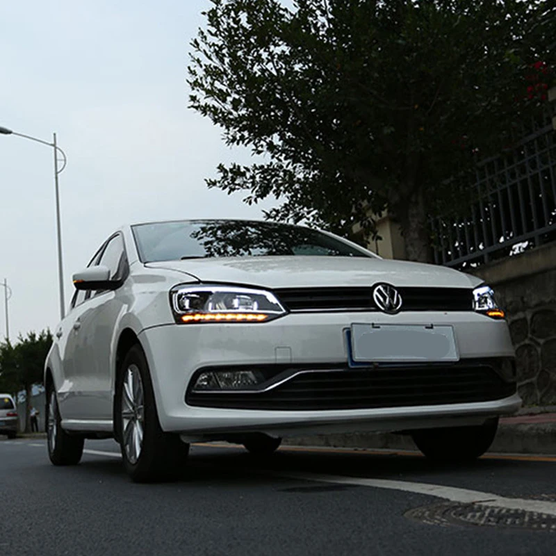 Новый стиль автомобилей головной светильник s в сборе для Volkswagen VW Polo светодиодный