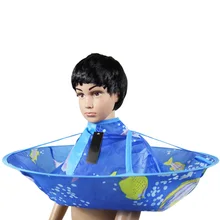 Детская накидка для стрижки волос, Парикмахерская накидка, фартук для парикмахера, плащ, одежда для салонного укладки волос