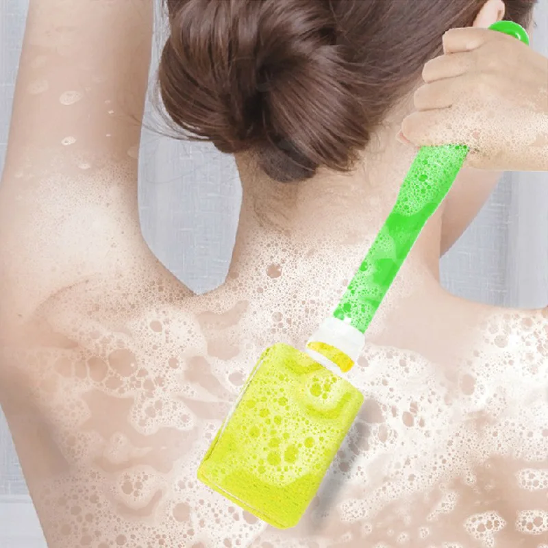 

Bathing brush long handle strong mud scrub towel back rub artifact